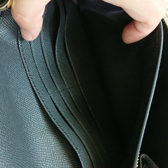 Coach black Foldover Clutch Crossbody - Picture 8 of 12